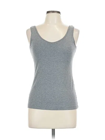Pre-owned Felina Tank Top Gray Strapless Neckline Tops