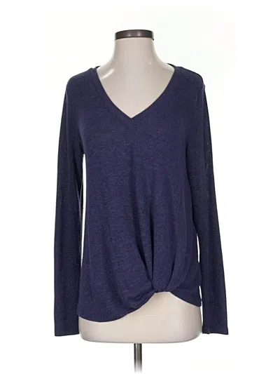 Pre-owned Sunday In Brooklyn Long Sleeve T-shirt In Blue