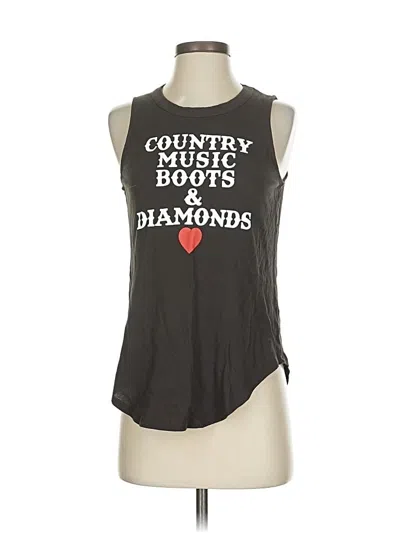 Pre-owned Chaser Sleeveless T-shirt In Black