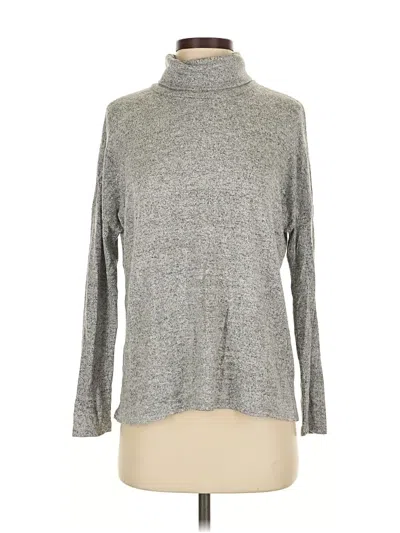 Pre-owned Aqua Turtleneck Sweater In Gray