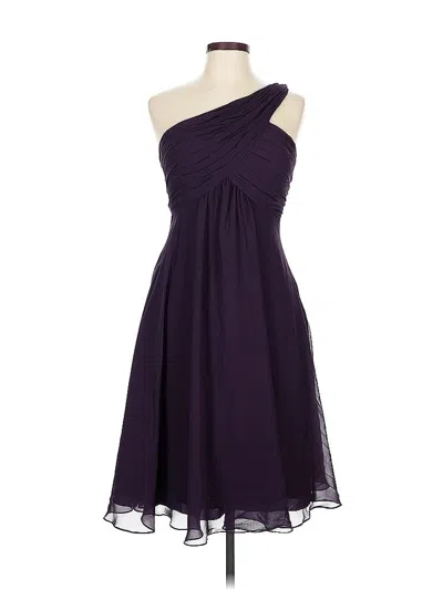 Pre-owned Bill Levkoff Cocktail Dress In Purple
