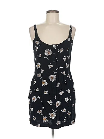 Pre-owned Rvca Casual Dress In Black