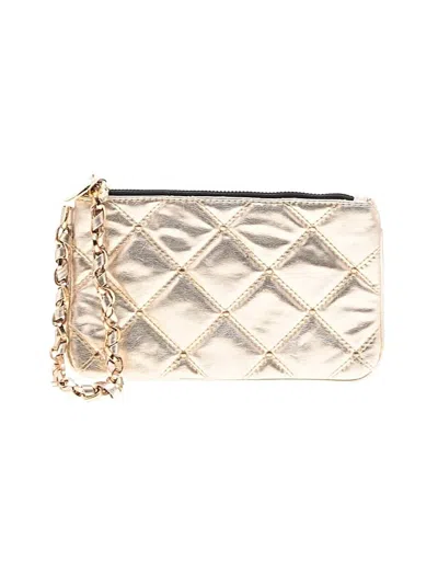 Pre-owned Deux Lux Wristlet In Gold