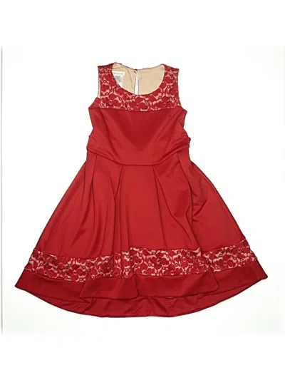 Pre-owned Bonnie Jean Kids' Dress In Red