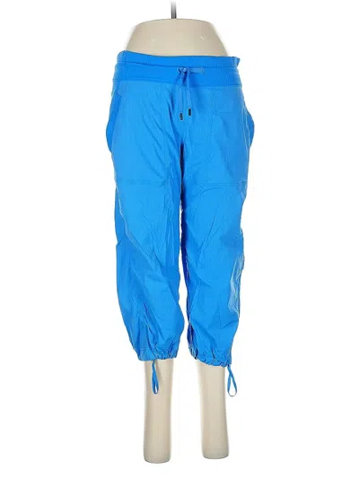 Pre-owned Lululemon Athletica Track Pants In Blue