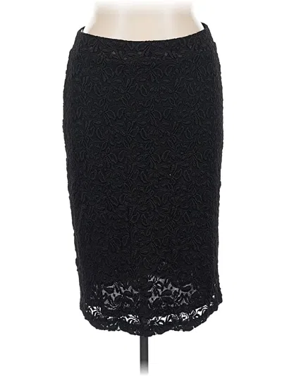 Pre-owned Jones New York Collection Formal Skirt In Black