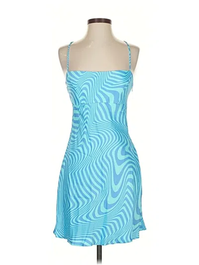 Zara Cocktail Dress In Blue