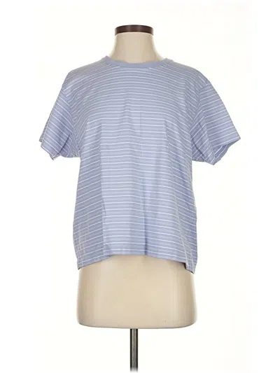 Pre-owned L.l.bean Short Sleeve T-shirt In Blue