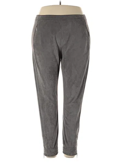 Pre-owned Elie Tahari Velour Pants In Gray