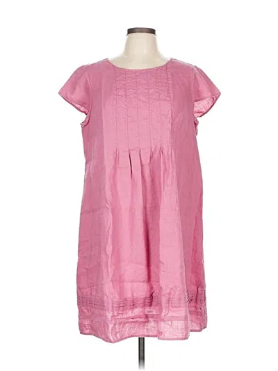 Pre-owned Jjill Casual Dress In Pink