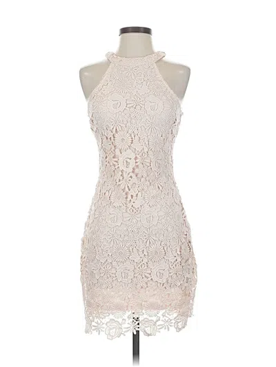 Pre-owned Lulus Cocktail Dress In White