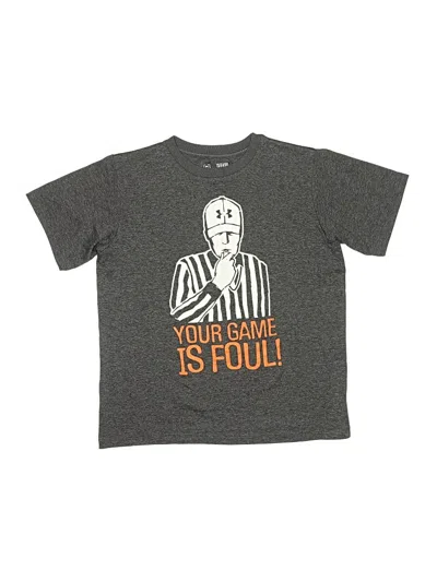 Pre-owned Under Armour Kids' Short Sleeve T-shirt In Gray