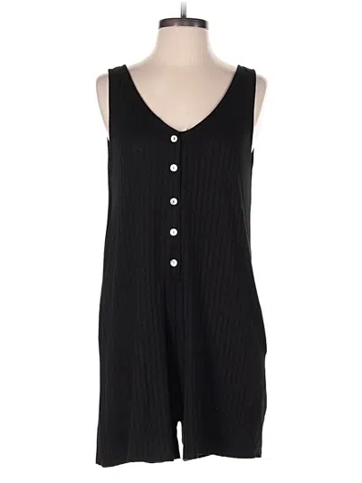 Pre-owned Suzanne Betro Romper In Black
