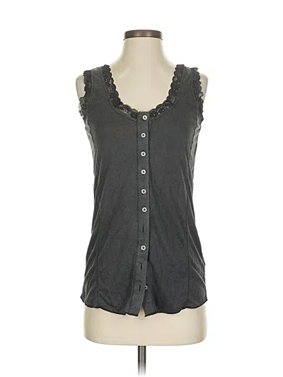 Pre-owned Pol Sleeveless Blouse In Gray