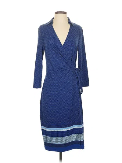Pre-owned The Limited Casual Dress In Blue