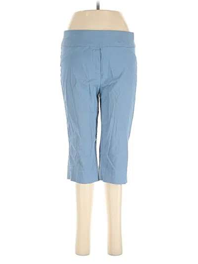 Pre-owned Alfred Dunner Active Pants In Blue
