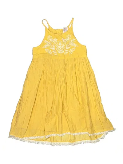 Pre-owned Tahari Kids' Dress In Yellow