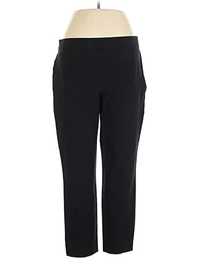 Pre-owned Talbots Khaki Pant In Black