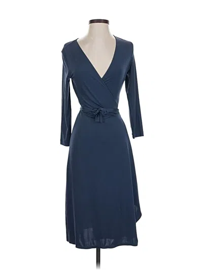 Pre-owned Bcbgmaxazria Casual Dress In Blue