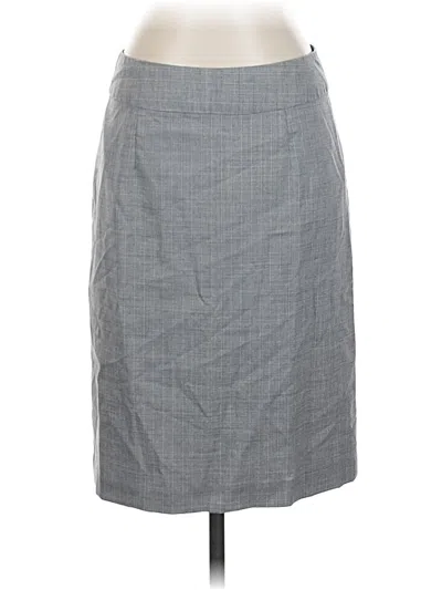 Pre-owned Banana Republic Factory Store Wool Skirt In Gray