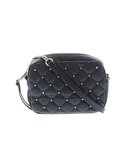 Pre-owned Rebecca Minkoff Leather Crossbody Bag In Black