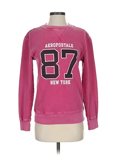Pre-owned Aéropostale Sweatshirt In Pink