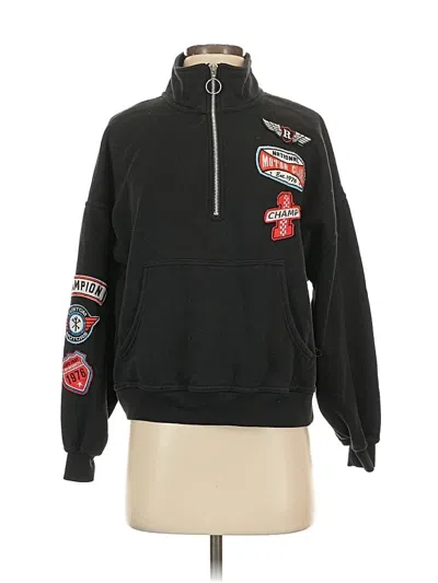 Pre-owned The Vinyl Icons Pullover Sweater In Black