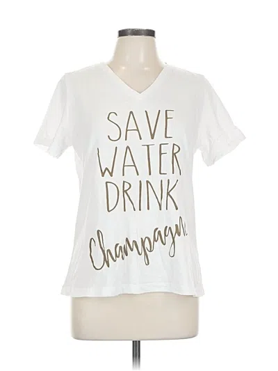 Pre-owned Bella Short Sleeve T-shirt In White