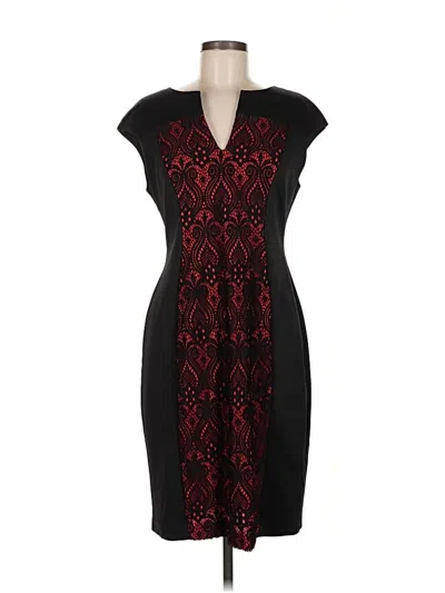 Pre-owned Connected Apparel Cocktail Dress In Black