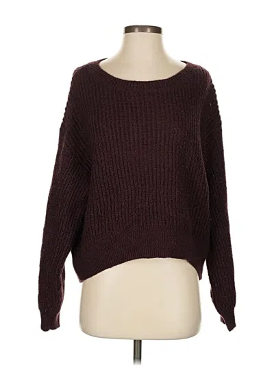 Pre-owned H&m L.o.g.g. Pullover Sweater In Burgundy