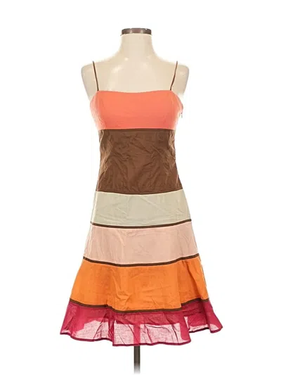 Pre-owned Bcbgmaxazria Cocktail Dress In Brown