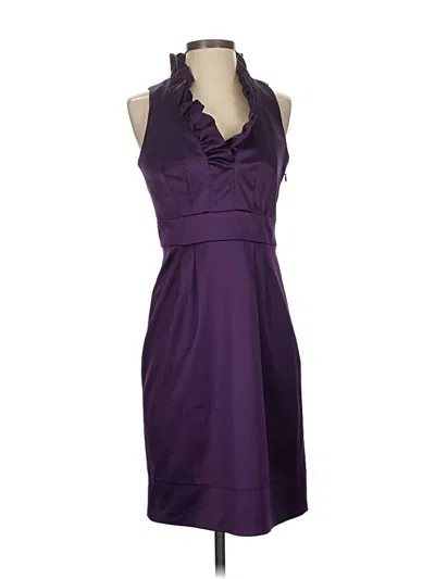 Pre-owned Taylor Cocktail Dress In Purple