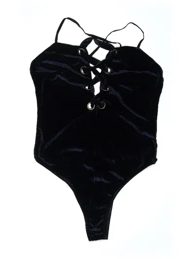 Pre-owned Lush Bodysuit In Black