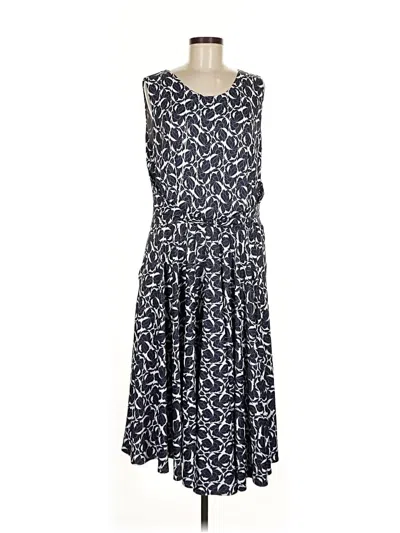 Pre-owned Karina Casual Dress In Blue