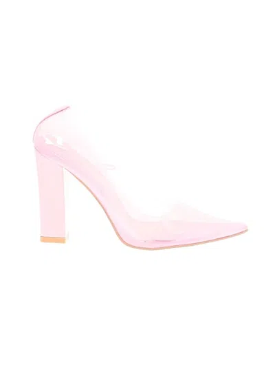 Pre-owned Nasty Gal Inc. Heels In Pink