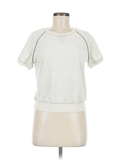 Pre-owned Los Angeles Atelier & Other Stories Short Sleeve Top Gray Crew Neck Tops