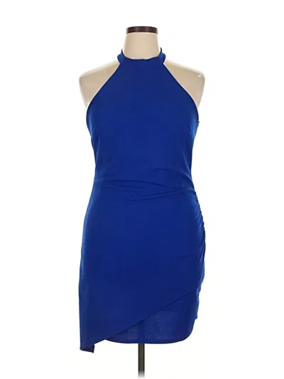Pre-owned Lulus Cocktail Dress In Blue