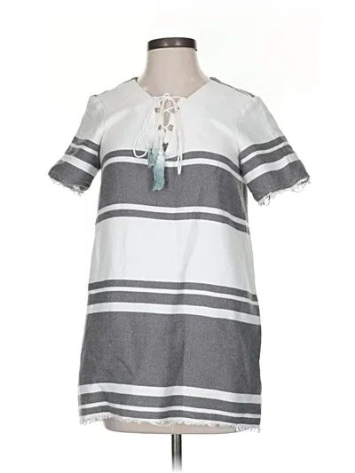 Pre-owned Dolce Vita Short Sleeve Henley Shirt In Gray