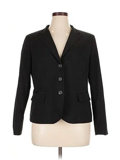 Pre-owned Jones New York Collection Blazer Jacket In Black