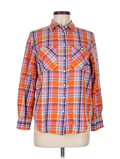Pre-owned Polo Ralph Lauren Long Sleeve Button Down Shirt In Orange