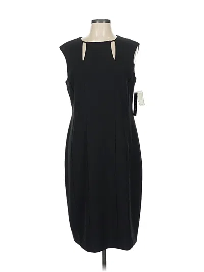 Pre-owned Studio By Tahari-levine Cocktail Dress In Black