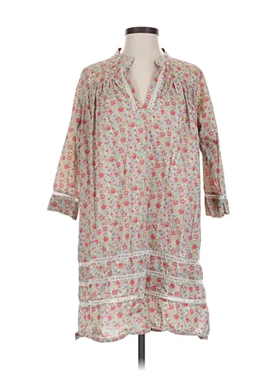 Pre-owned Bordeaux Casual Dress In Brown