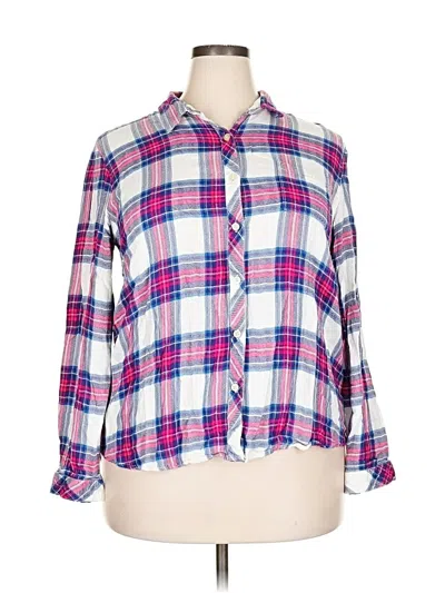 Pre-owned G.h. Bass & Co. Long Sleeve Button Down Shirt In Pink