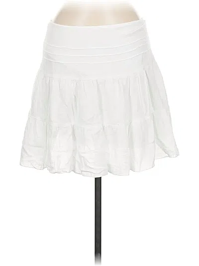 Pre-owned A. Byer Casual Skirt In White