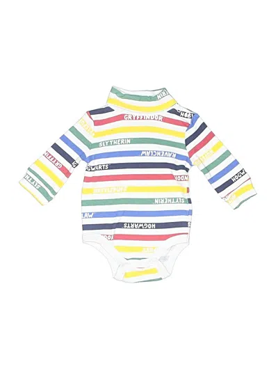 Pre-owned Harry Potter Babies' Long Sleeve Onesie In White