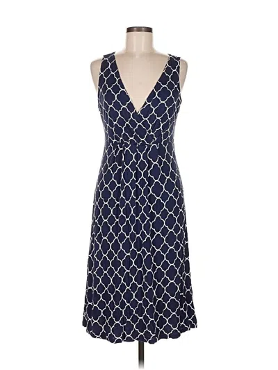 Pre-owned St. John's Bay Casual Dress In Blue