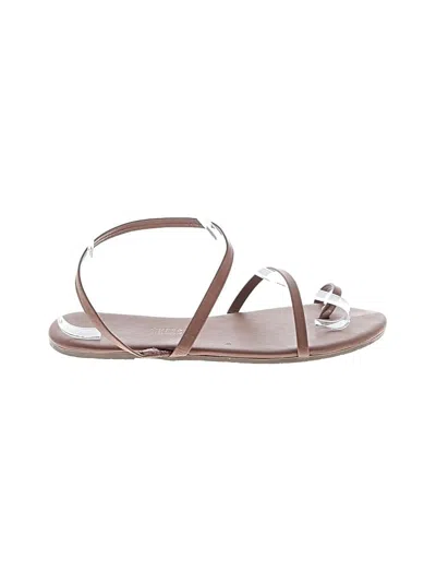 Pre-owned Tkees Sandals In Brown