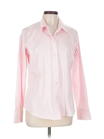 Pre-owned Liz Claiborne Long Sleeve Button Down Shirt In Pink