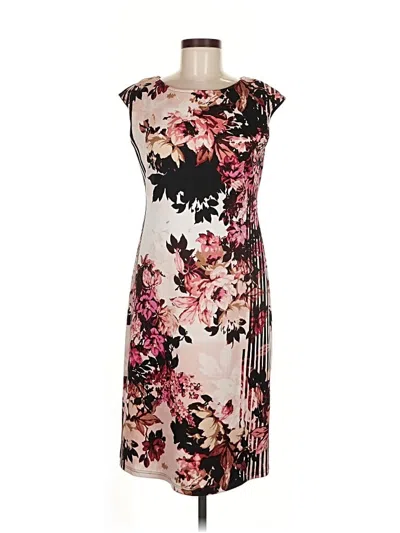 Pre-owned Midnight Velvet Cocktail Dress In White