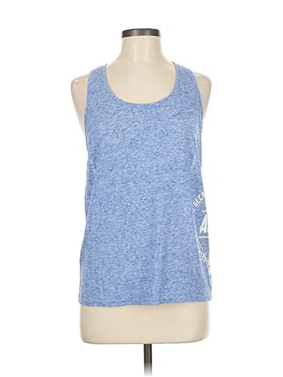 Pre-owned Victoria's Secret Active Tank Top In Blue